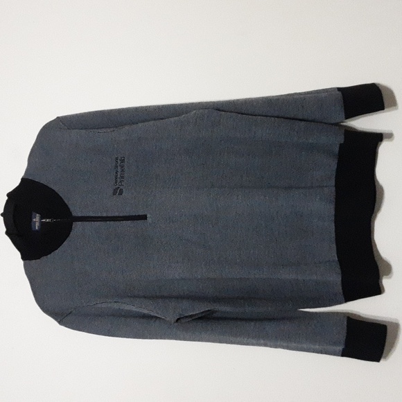 Brooks Brothers sweater pullover cardigan wool men black XL soft casual office - Picture 1 of 7